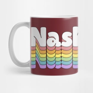 Nashville  // Retro Typography Design Mug